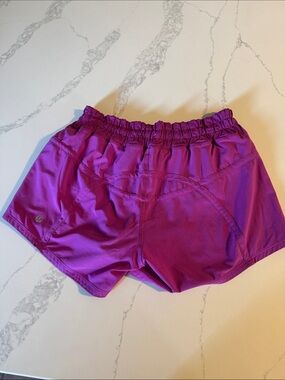 lululemon athletica Magenta Athletic Running Shorts